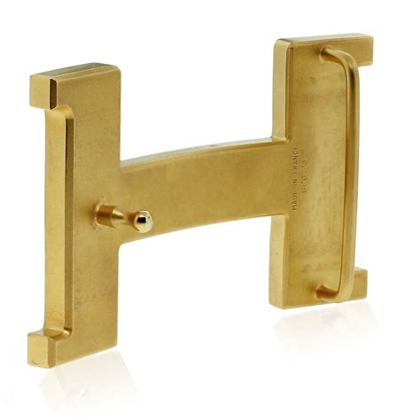 hermes brushed gold belt buckle|Hermes belt buckle 18k gold.